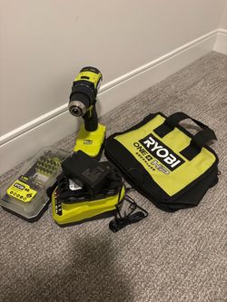 RYOBI ONE+ HP 18V Brushless Drill Set – 2 Batteries, Charger, Bag & 40pc Bit Set