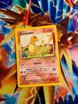 Pokemon Charmander legendary collection card