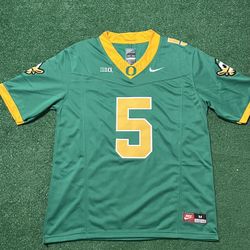 Oregon Ducks Dante Moore Green Jersey