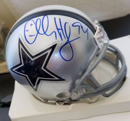 Charles Haley Autographed Dallas Cowboys Mini Helmet! HOF,  5x Superbowl Champion 