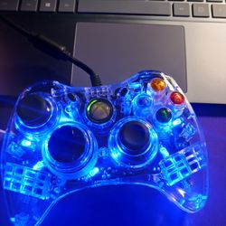 Xbox 360 Afterglow Corded Extra Long Cord With $60 Street Fighter Game 🎮 For Microsoft Laptops And Xbox Bundle