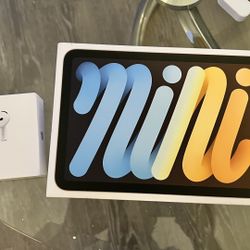 iPad Mini 6th Generation And AirPods 4th Generation 