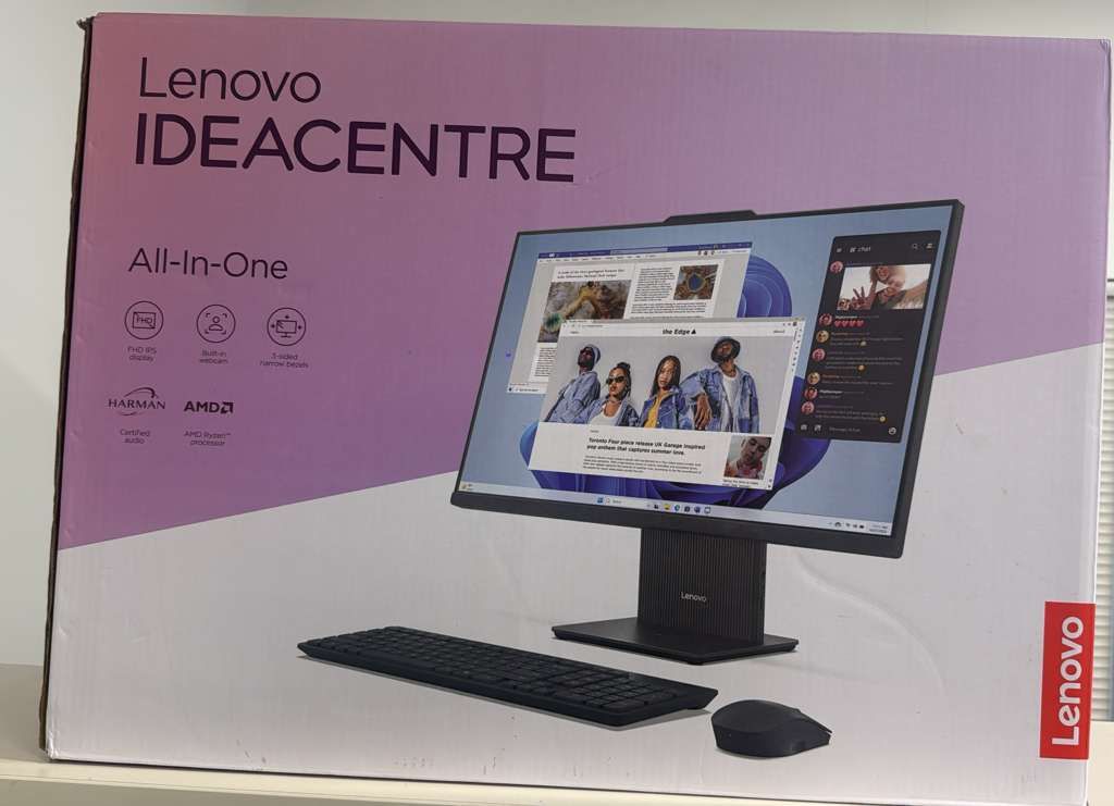 Lenovo IdeaCentre All-in-One Desktop Computer. AMD Ryzen 5 8645SHS w/ Radeon 760M Graphics 4.30 GHz  RAM 16 SSD 1 TB Windows 11 PRO Touch Screen  $750