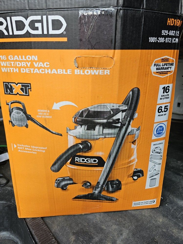 RIDGID 16 Gallon Wet/Dry Vac