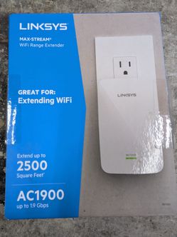 Linksys MAX-STREAM WiFi Range extender.