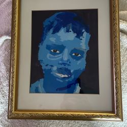 Acrylic Portrait George O Ledge