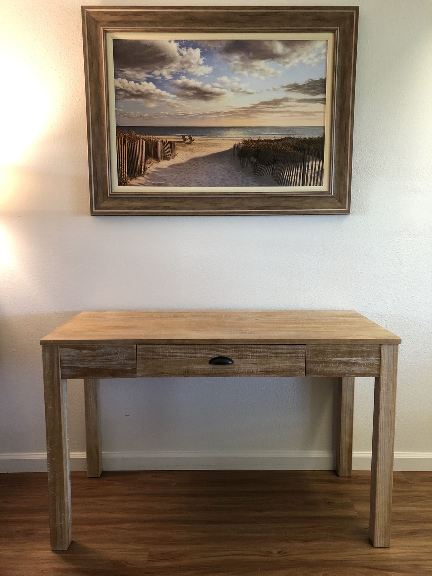 Solid Wood Desk - Driftwood Color