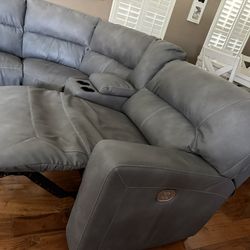 Next-Gen DuraPella 5PC Power Reclining Sectional