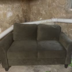 Grey Two Seater Sofa 