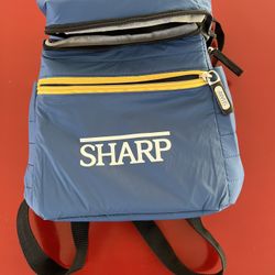 Sharp Blue Insulated Lunchbox/Backpack New