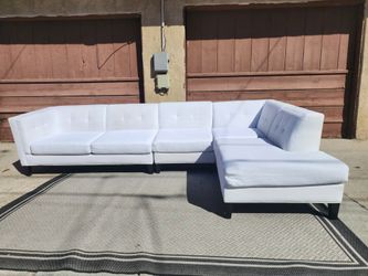 White Sectional Couch