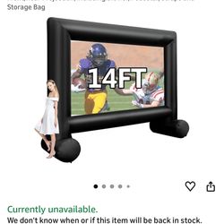 Outdoor Projector Screen And Projector 