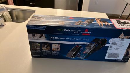 BISSELL 3706 Pet Stain Eraser Duo Portable Carpet Cleaner