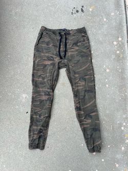 Camo Jogger Pants with Drawstring Waist