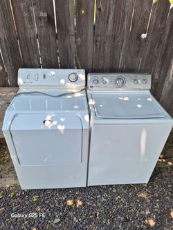 MAYTAG WASHER N ELECTRIC DRYER FOR SALE 350 30 DAY WARANTY