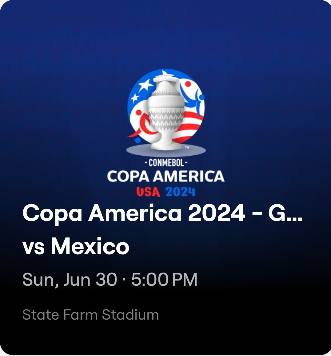 Copa América - ECU v MEX