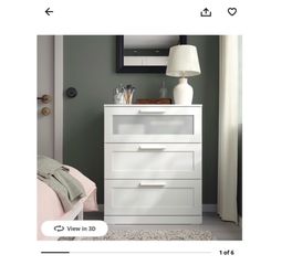 IKEA - 3 drawer dresser (like new)