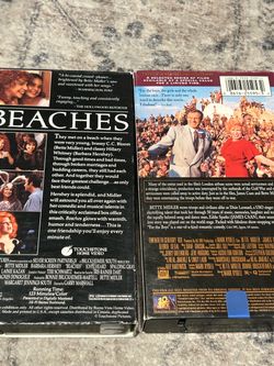 Beaches & For the Boys VHS Tape Lot
