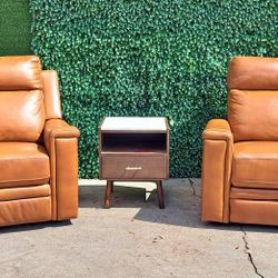 real leather member,mark recliners con usb,port incluye la,mesa  