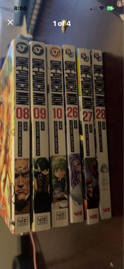 One Punch Man Manga Volumes 8-10,26-28