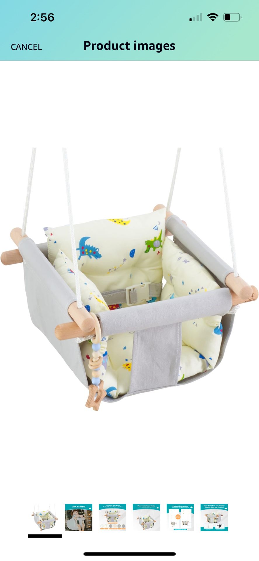 Canvas Baby Swing 