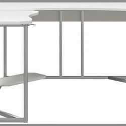 NTENSE White Gaming L Desk w/ CPU Stand