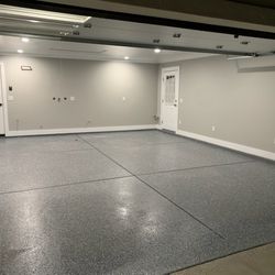 BEAUTIFUL Epoxy Coating Installed In Your Garage In 1 Day 5 Year Warranty Against Peeling 