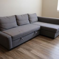 IKEA Sofa Bed, 3 seat with storage