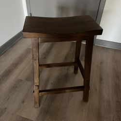 Wood Counter Stool