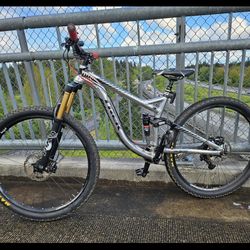 trek dual suspension mt bike large 29er