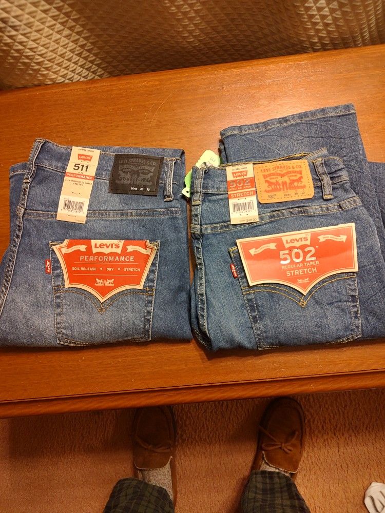NEW Boy's Levi Jeans. $15 Each