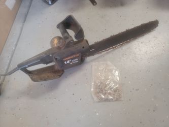 Electric chain saw 14 inch