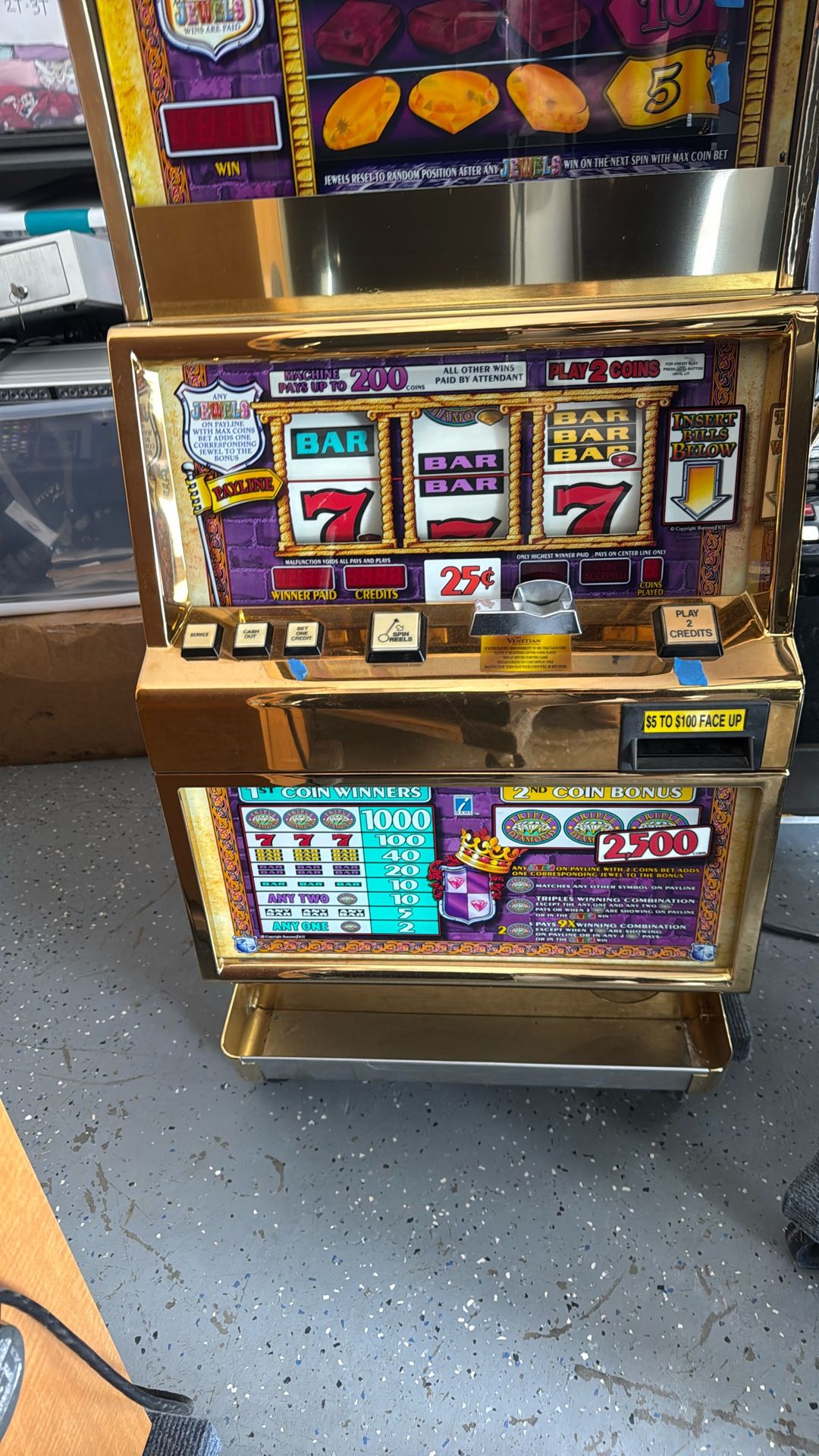 IGT S+ Barcrest Jewel in the Crown Slot Machine