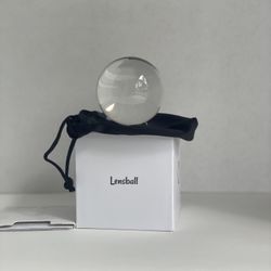 60mm Clear Acrylic Contact Juggling Ball for Small Hands & Transparent 