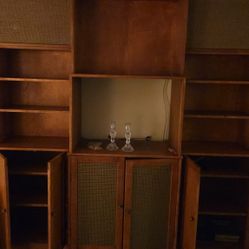 Mid Centry style entertainment. top corners are speakers $45