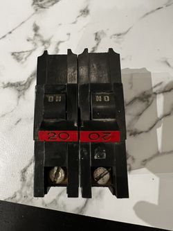 Federal Pacific 20A 2 Pole Breaker