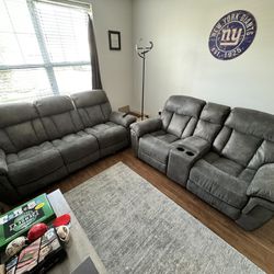 Raymour and Flanagan Living room set Sofa And love seat