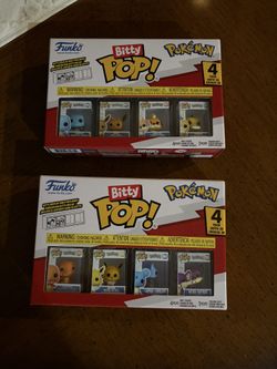 Pokemon Bitty POP- 4 Pk