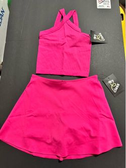 XS -Girls Skort & Halter Top Art Class