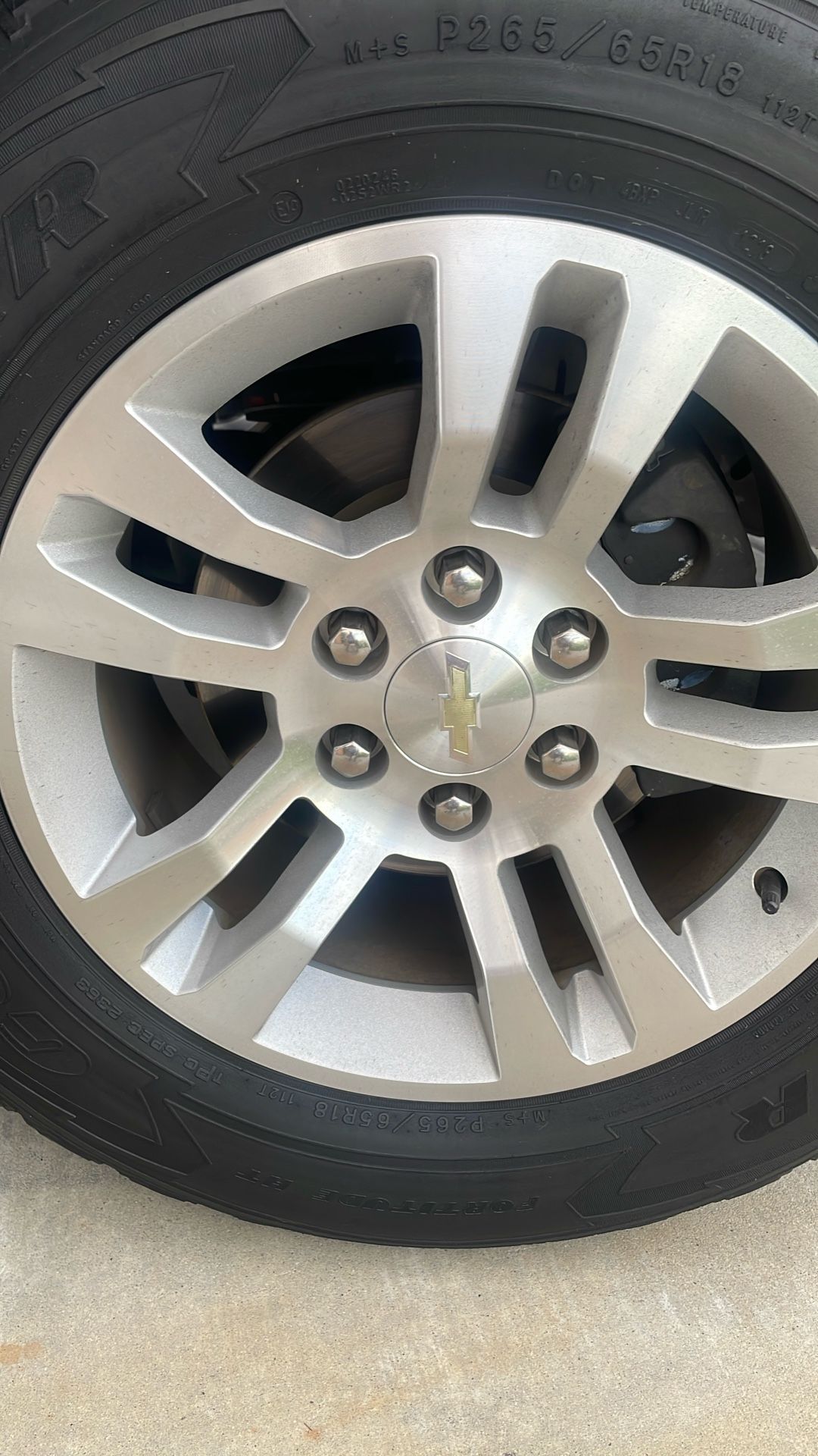 2017 chevy stock rims