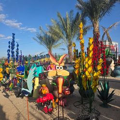 Eye-Catching🐸Fun Collectible Cartoon Art 🔥Limited Pieces🌵Metal Art