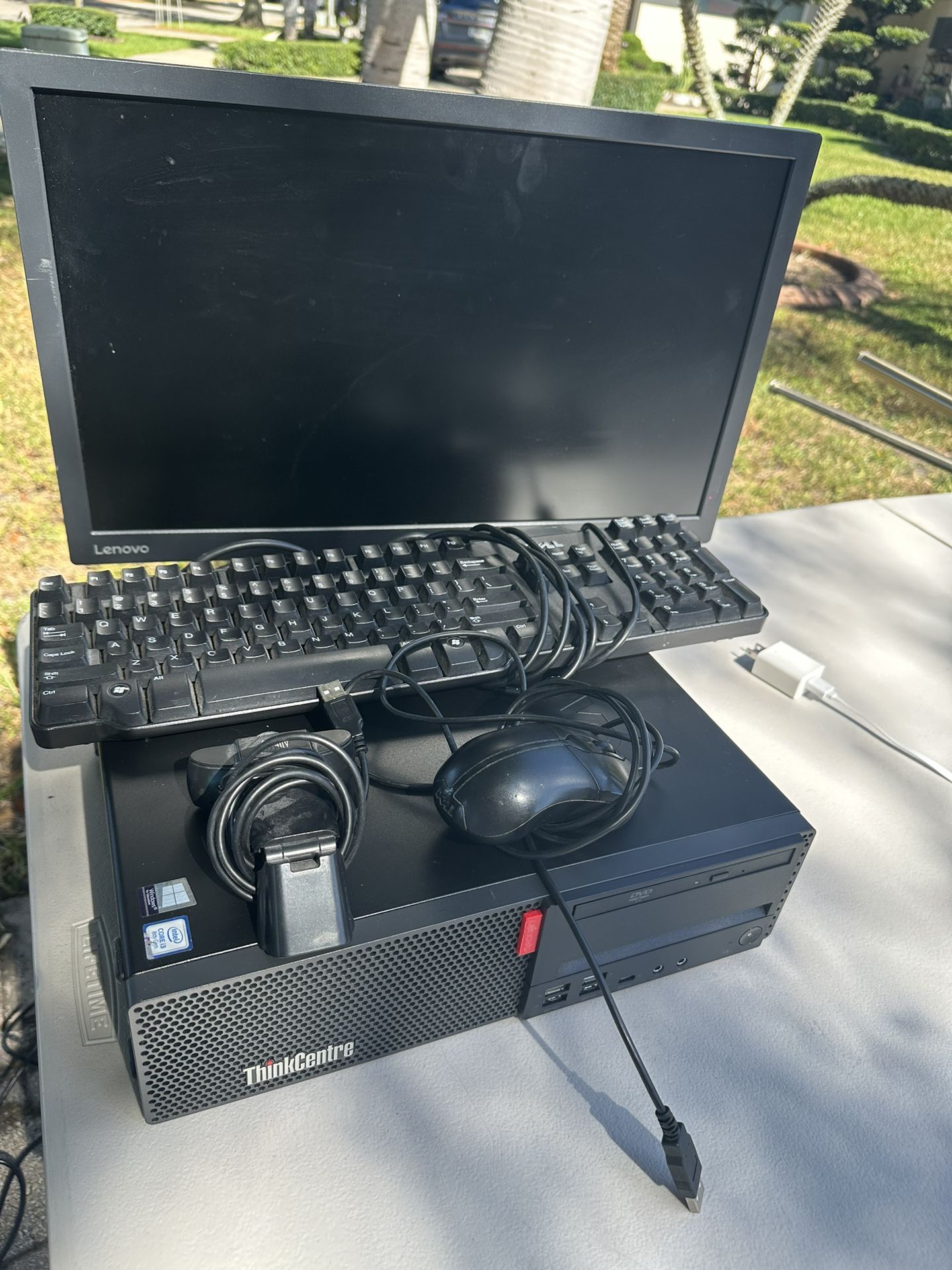 Desktop Computer Setup with accessories