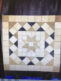 3x3 stone Medallion- 4 different styles