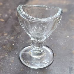 Vintage Clear Eye Wash Rinse Glass Cup