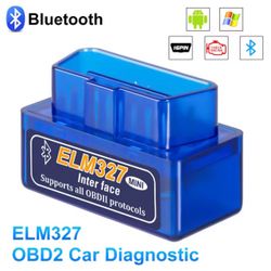 Mini Eml327 OBD 2 Bluetooth Car Diagnostic-Tools For Android Scanner Code Support Smart Scan Tool ODB2 Scanner Tool