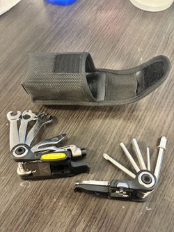 Bike Multi-Tool Set with Carry Pouch