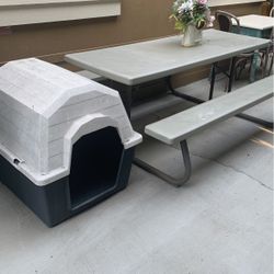 Dog House and Table For Sale 