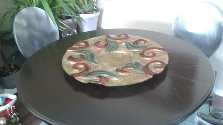 Oversized decorative plate