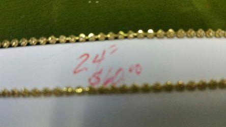 Gold over sterling silver .....925