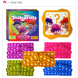 Tricky Trolls Fidget Game Board Set